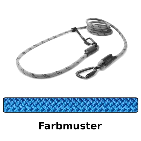 EASYLONG Hundeleine TWIST - L - 4m - blau